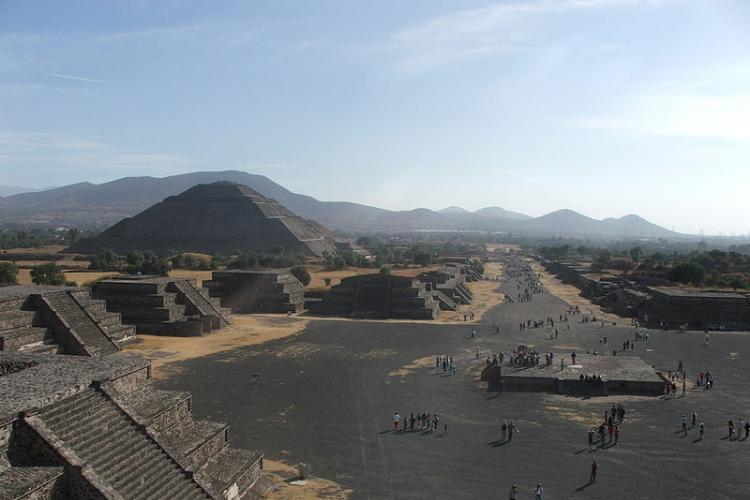 墨西哥中部的特奥蒂瓦坎古代社会的衰落