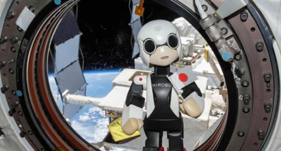日本“Kirobo”机器人在国际空间站向地球人问好